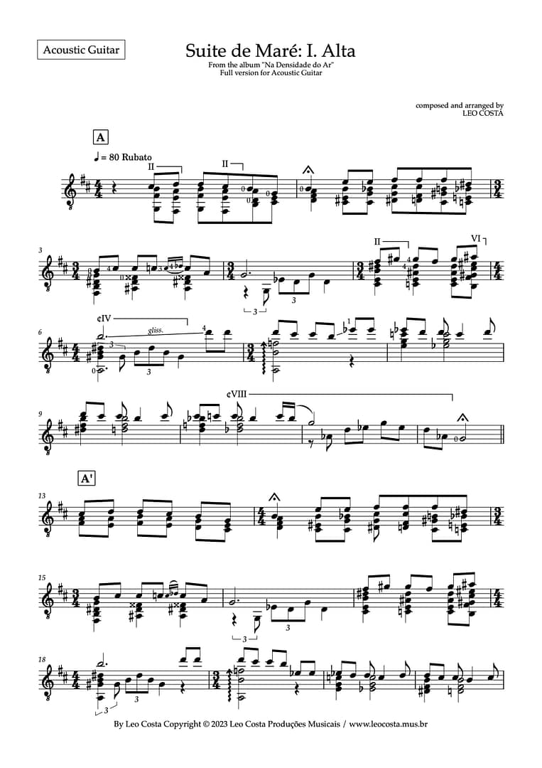 Suite de Maré I - Alta