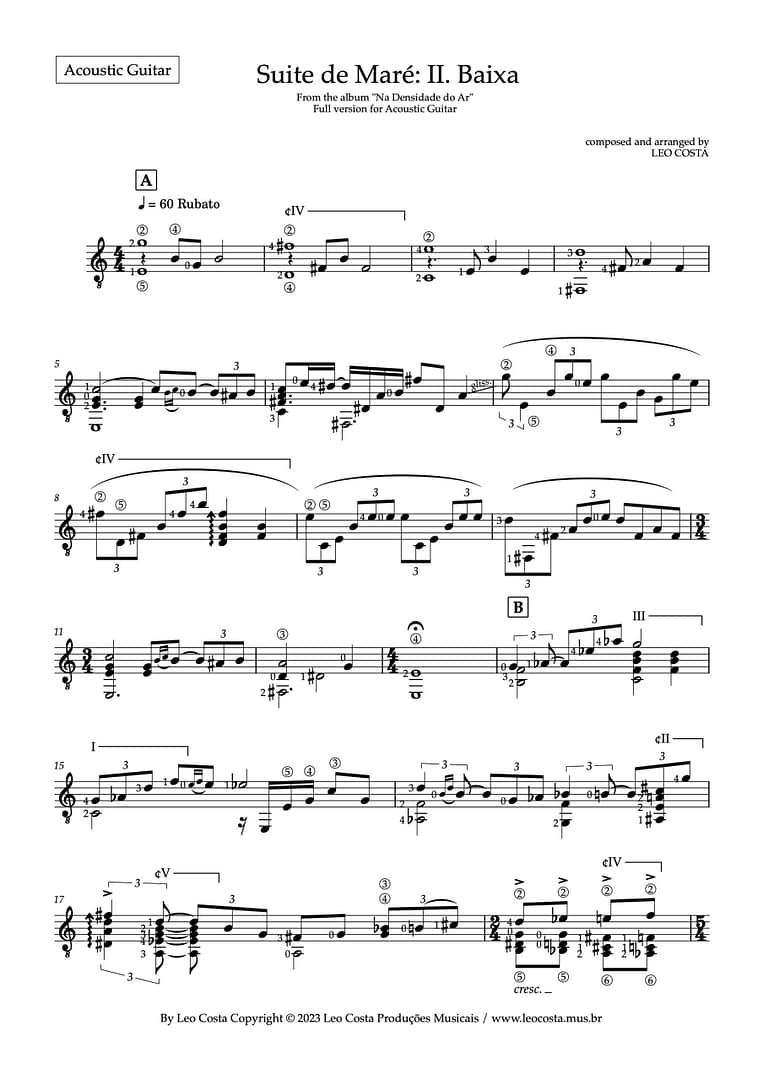 Suite de Maré II - Baixa (Leo Costa)