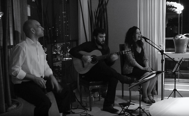 Trio Leo com Elaine Guimarães e Kabé Pinheiro