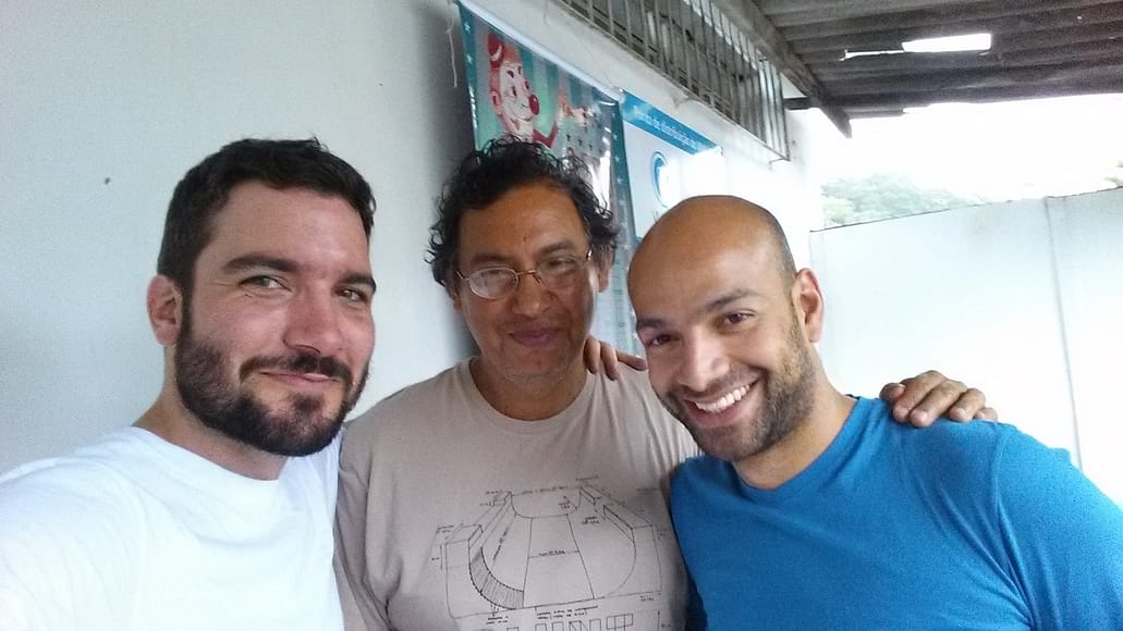 Com Gauba e Kabé Pinheiro no projeto O Circo Chegou da Associação Raso da Catarina em dez2014 - São Paulo SP